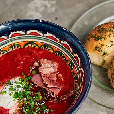 Борщ в Полтора тигра по цене 590