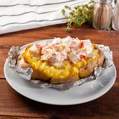 Картошка с наполнителем, десертом и напитком в Кофта по цене 774 ₽