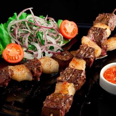 Сердечки с курдюком на мангалев Огонь и Мясо по цене 540 ₽