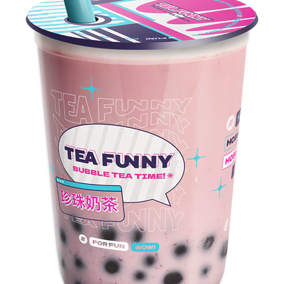 S Вишня-ежевика с бабл-шариками в ассортименте в Tea funny Bubble tea по цене 429 ₽