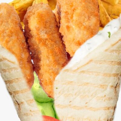 Гирос стандарт с наггетсами в Мистер Гирос по цене 335 ₽