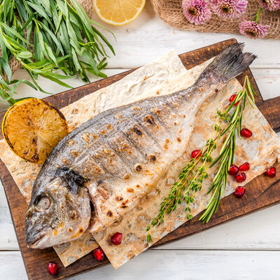 Дорадо на углях в MANANA по цене 780