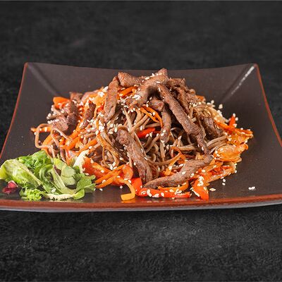 Wok Соба с говядиной в Хочу Мяса по цене 480 ₽