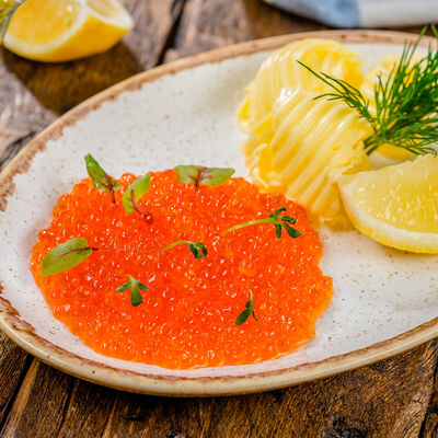 Икра красная в Роял Палас по цене 510 ₽