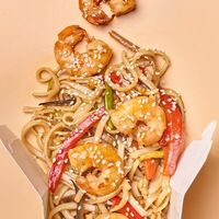Wok с креветкой в Cheddar Pizza