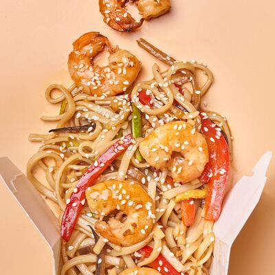 Wok с креветкой в Cheddar Pizza по цене 630