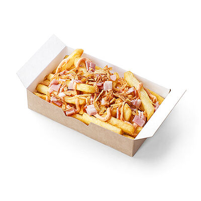 Капи-ланч с картофелем фри и беконом в Капибара по цене 449 ₽