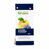 Сухарики из Белевской пастилы с черникой в Азбука Вкуса Экспресс Меню