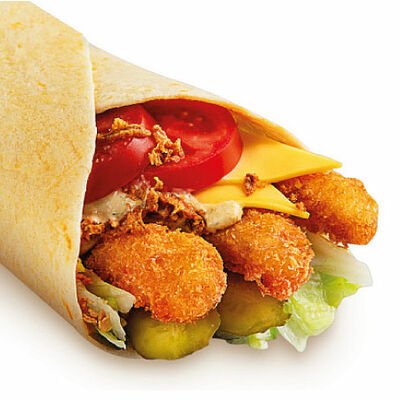 Тортилья с креветкой темпура в Чикен Пицца по цене 385 ₽