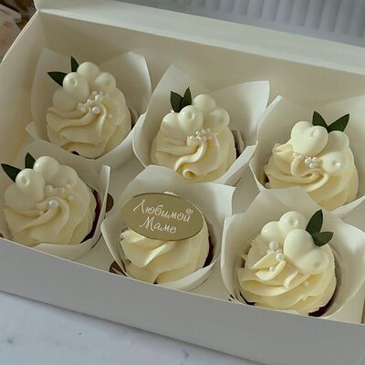  Капкейки Мамев Кондитерская Конфетка Питер по цене 1800 ₽