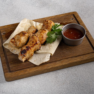 Шашлык из курицы в Мацони по цене 490