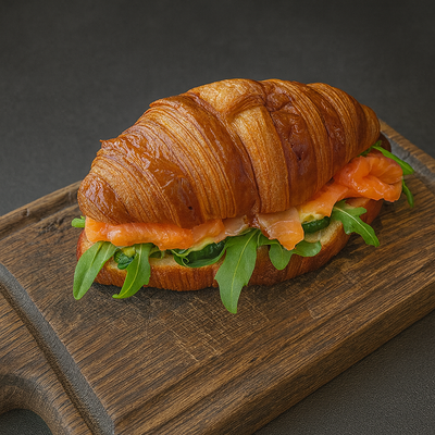 Круассан с лососем в Tehnikum по цене 990 ₽
