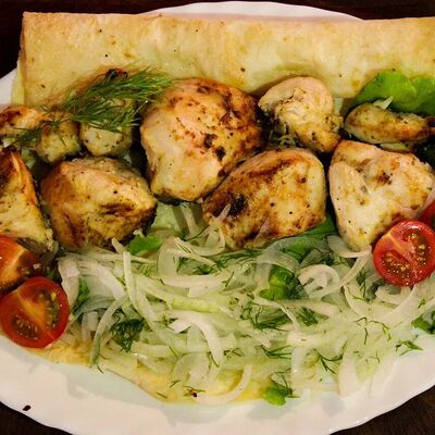 Шашлык из курицы в Pinot Noir по цене 130 ₽