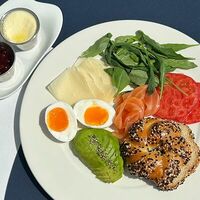 Датский завтрак с лососем в Ресторан More