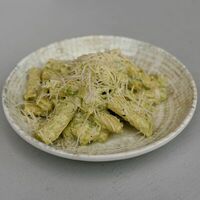 Паста тортильони, соус из зеленого горошка в Let it be