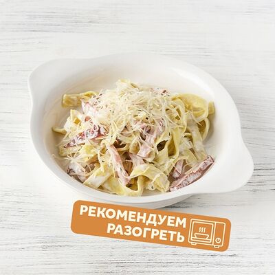 Паста Карбонара в Пироговый дворик Пекарня по цене 316 ₽