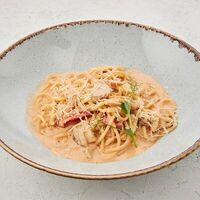 Паста с курицей в Балтия