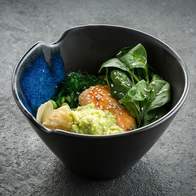 Боул с лососем, запеченным в унаги в Ikigai по цене 890 ₽