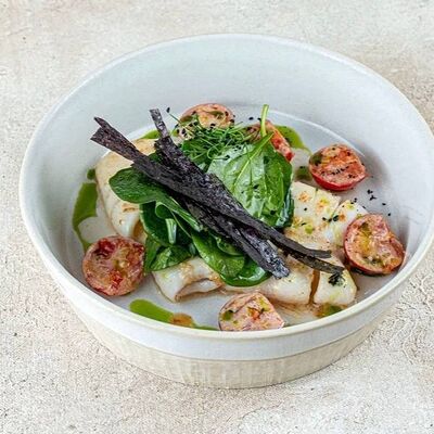 Салат теплый с кальмаромв Ресторан Марокко по цене 830 ₽