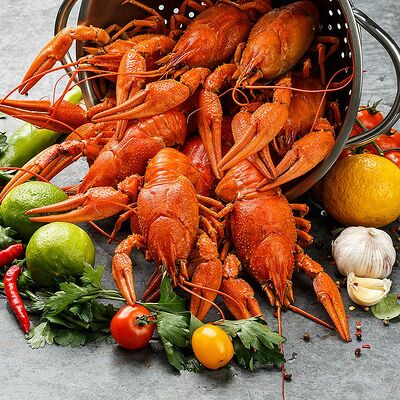 Раки жареные Прованс маленькие в Rakiru по цене 1500 ₽