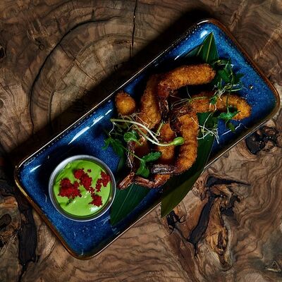 Хрустящие тигровые креветки в Мята signature 2ФР по цене 1130 ₽