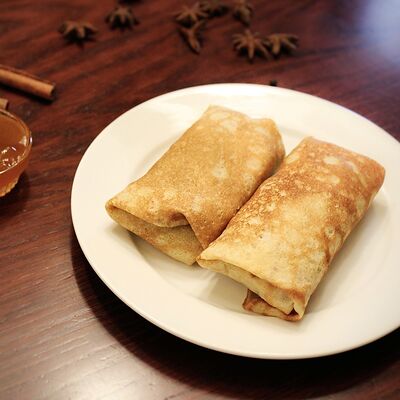 Блины с мясом и сметаной в Рембрандт по цене 450 ₽