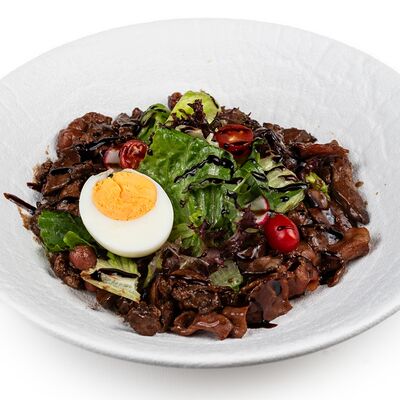 Теплый салат из печени с беконом в Гриль Хаус по цене 948 ₽