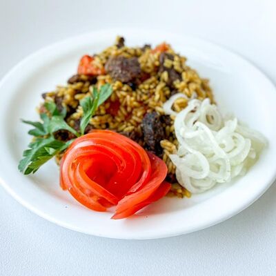 Плов из говядины в Столовая Щи-Борщи по цене 240 ₽