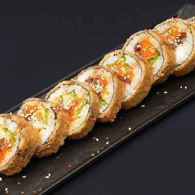 Кимпаб с говядиной темпура в Momo Chicken Korean по цене 599 ₽