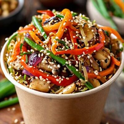 Фунчоза с грибами в ПиЦЦунда Море начинки по цене 370 ₽