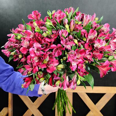 Букет из альстромерии #25 в Arsentev Flowers по цене 3970 ₽