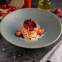 Спагетти в соусе Аррабиата в Сытно Аппетитно