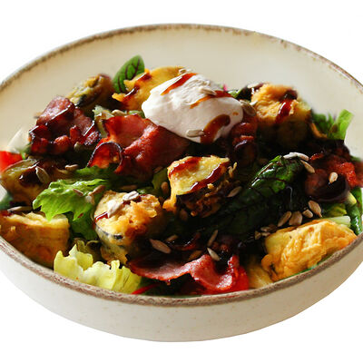 Салат с баклажанами и беконом в Scandy park по цене 490 ₽