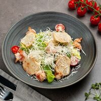 Салат Цезарь с креветками в Papa cake