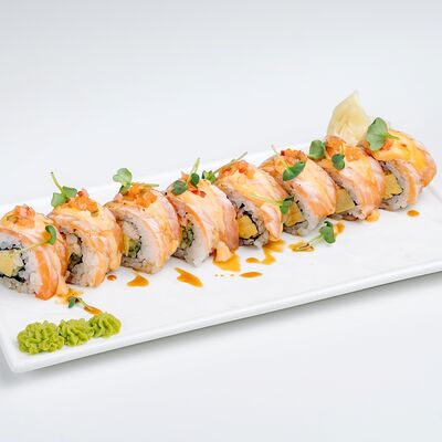 Ролл лосось терияки в Under the sea по цене 1050 ₽