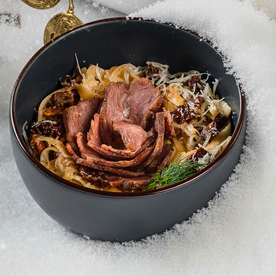 Паста с томлеными щечками в Ермолаевъ спорткомитет по цене 795 ₽