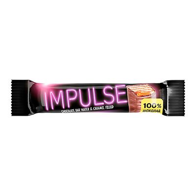 Вафли Impulse с мягкой карамелью в глазури в О, Пончики по цене 25 ₽