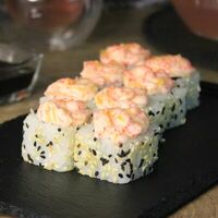 Запеченный с копченой курицей в KINZA