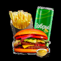 Биф combo double в Fat house