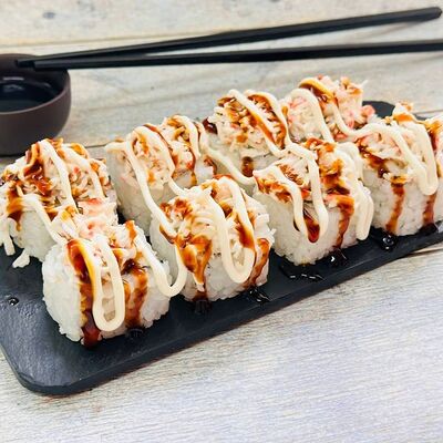 Креветки на пляжев Токио 96 пицца и роллы по цене 549 ₽