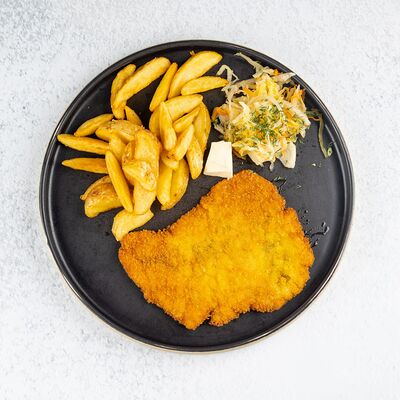 Свиной шницель в Pizza & Roll по цене 800 ₽