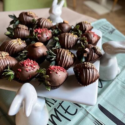 Клубника в шоколаде без сахарав Легкий вкус по цене 230 ₽