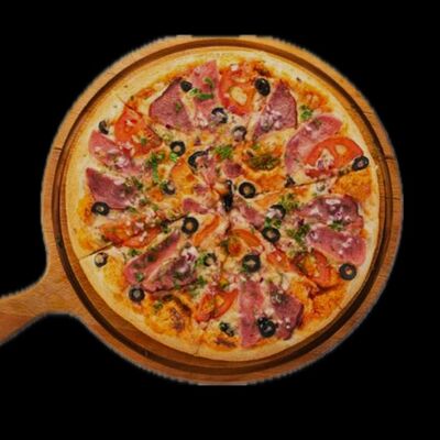 Пицца Леон на тонком тесте в Леон по цене 650 ₽