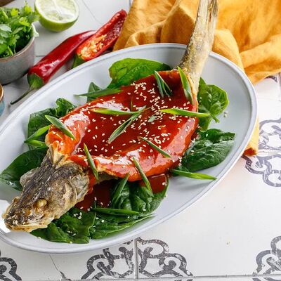 Судак в кисло-сладком соусе в Маймун по цене 1290