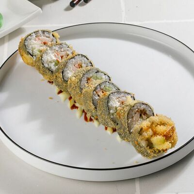 Темпура-ролл с соусом васаби в Кукумбер по цене 890