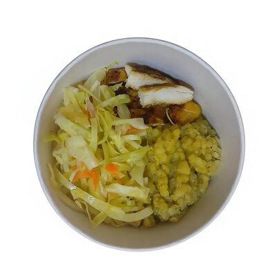 Тарелка с куриной грудкойв Сбалансированные тарелки по цене 620 ₽