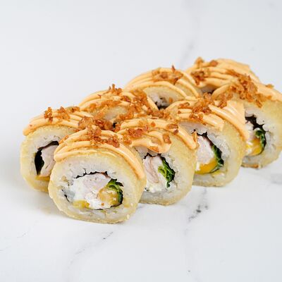 Жареные Мини-бикини с курицей, сыром и луком в Ёбисан по цене 839 ₽