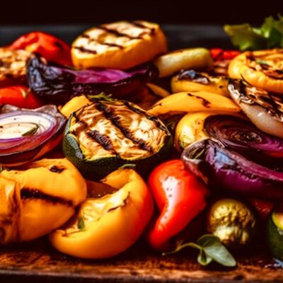 Овощи на угляхв Шашлычный Домик по цене 1350 ₽