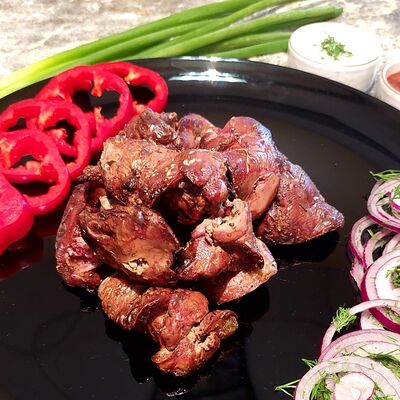 Куриная печень на углях в Шик Шашлык по цене 400 ₽