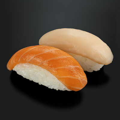 Суши лосось и гребешок в Ricers по цене 510